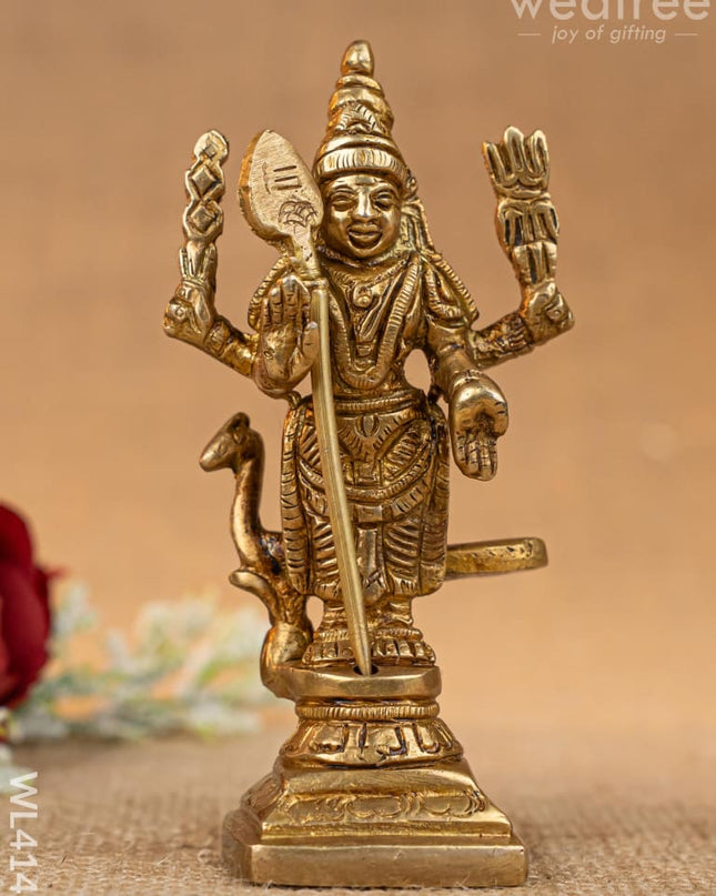 Brass Murugan Idol - WL4147 - Brass Figurines