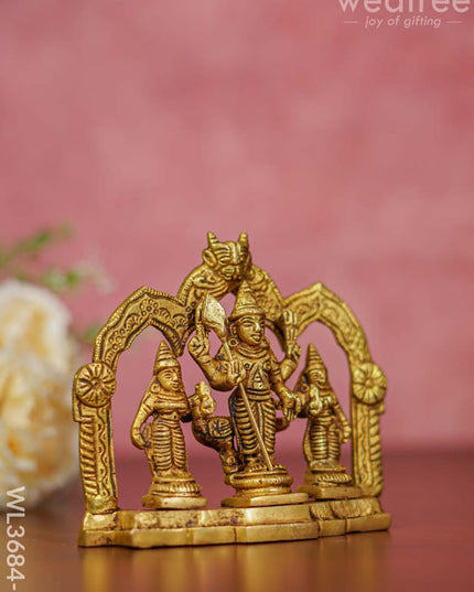 Brass Murugan Valli Deivanai In Frame - Wl3684 Figurines