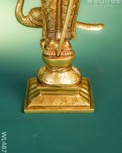 Brass Murugan with Peacock Idol - 11 inch - WL4872 Brass Figurines