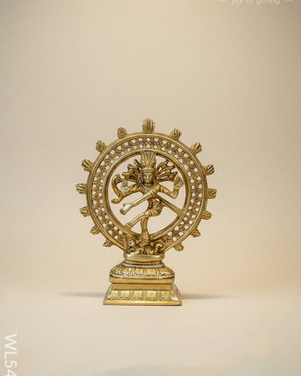 Brass Nataraja Idol - 8 inch - WL5479 - Brass Figurines