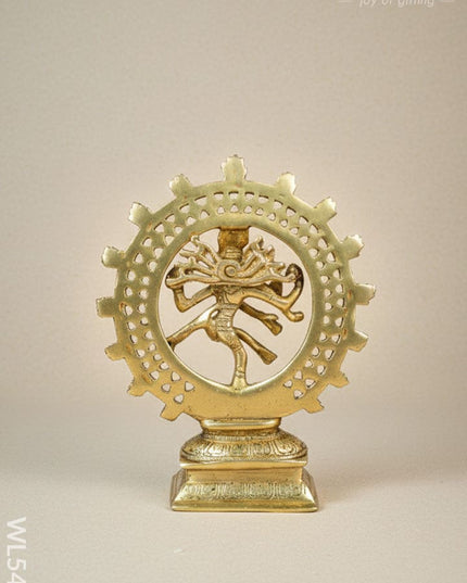 Brass Nataraja Idol - 8 inch - WL5479 - Brass Figurines