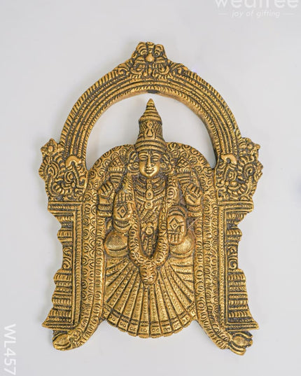 Brass Padmavathi Thayar Wall Hanging - Wl4572