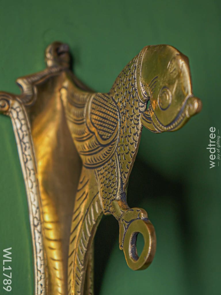 Brass Parrot Bracket (Black Antique Finish) - Wl1789 Utility
