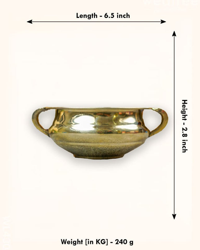 Brass Plain Urli - 5 Inch Wl4304
