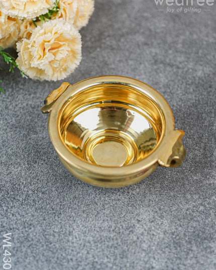 Brass Plain Urli - 4 Inch Wl4304