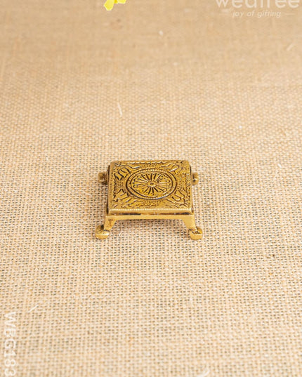 Brass Pooja Chowki - WBG1834 - Brass Pooja Utility RG