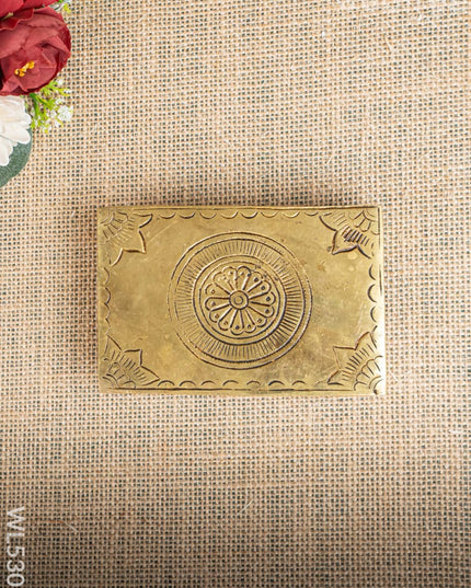 Brass Pooja Chowki - WL5303 - Brass Pooja Utility RG