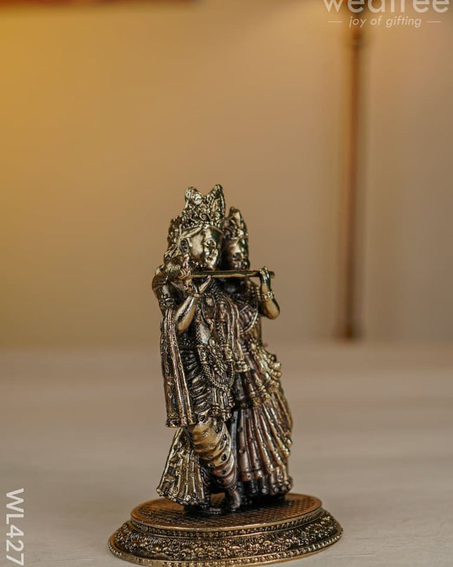 Brass Radha Krishna - Wl4279 Antique