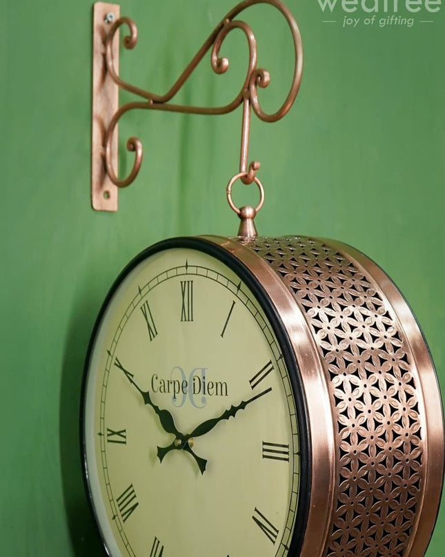 Railway Clock - 12 Inches Wl2027 Wall Clocks