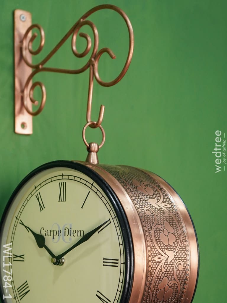 Railway Clock - 8 Inches Wl1784 Wall Clocks
