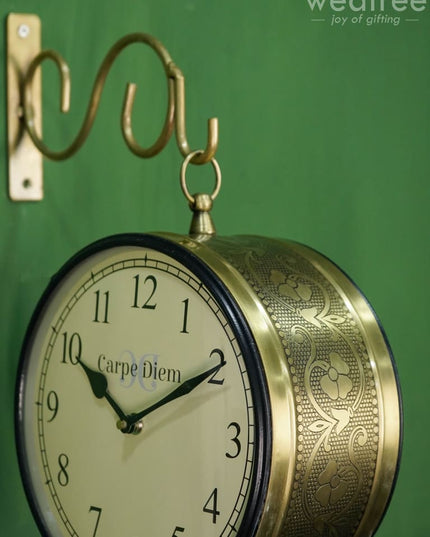 Railway Clock - 8 Inches Wl1784 Wall Clocks