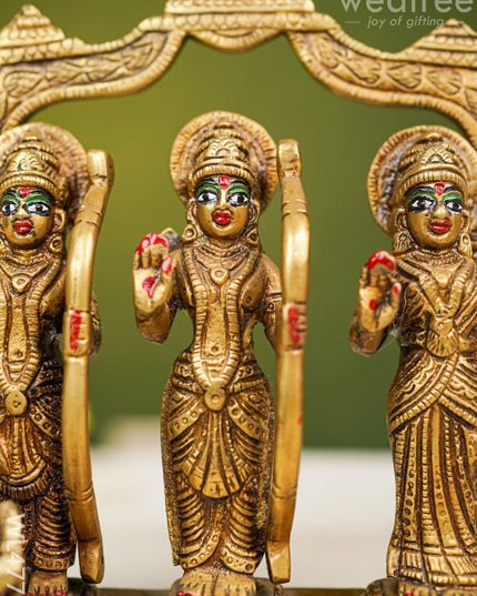 Brass Ram Darbar Idol - 7 Inch Wl4775 Figurines