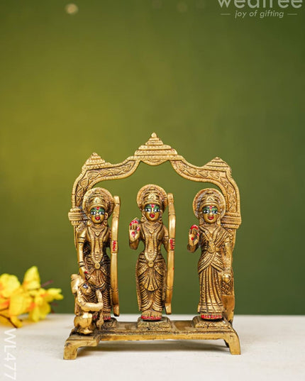 Brass Ram Darbar Idol - 7 Inch Wl4775 Figurines