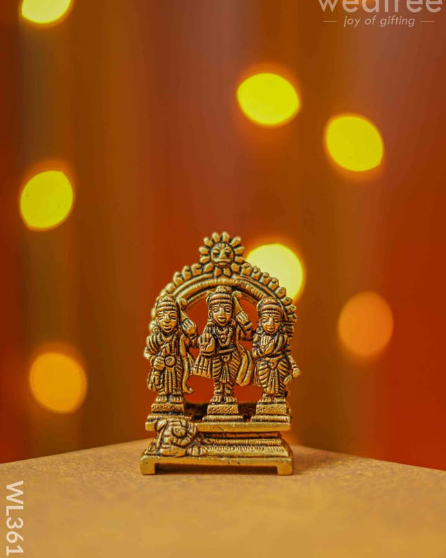 Brass Ram Darbar Idol - Wl3612 Figurines