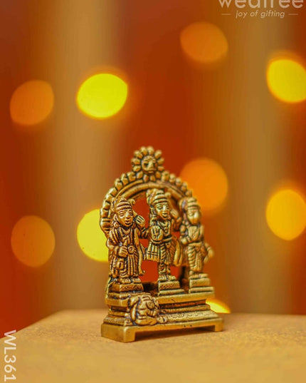 Brass Ram Darbar Idol - Wl3612 Figurines