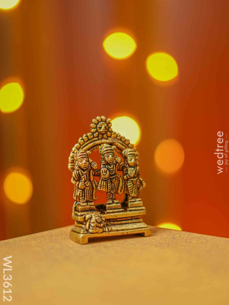 Brass Ram Darbar Idol - Wl3612 Figurines