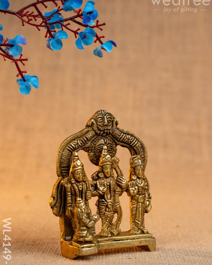 Brass Ram Darbar in Frame - WL4149-1 - Brass Figurines