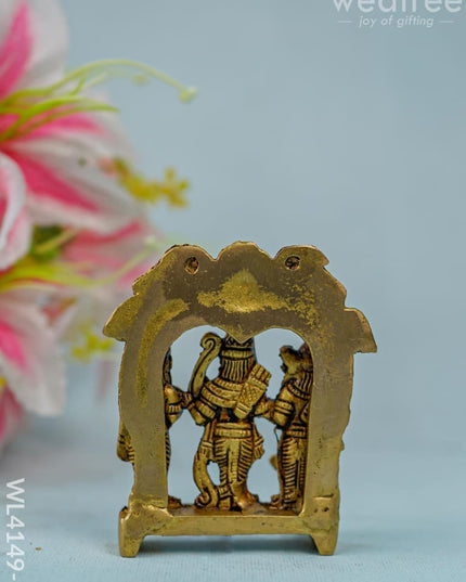 Brass Ram Dharbar In Frame - Wl4149 Figurines