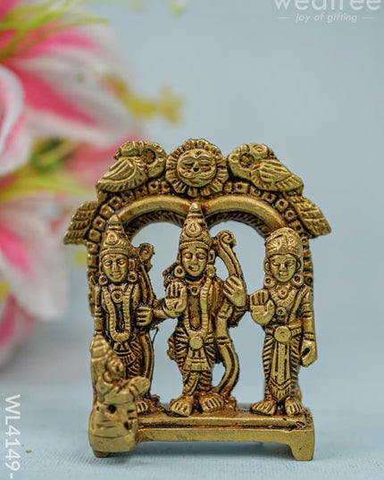 Brass Ram Dharbar In Frame - Wl4149 Figurines