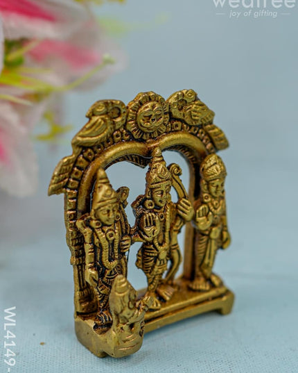 Brass Ram Dharbar In Frame - Wl4149 Figurines