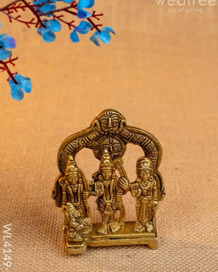 Brass Ram Darbar in Frame - WL4149-1 - Brass Figurines