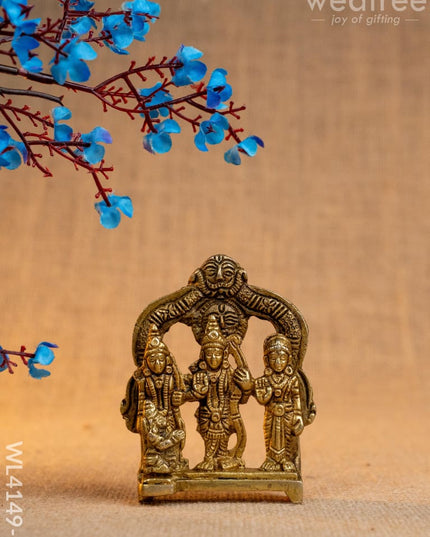 Brass Ram Darbar in Frame - WL4149-1 - Brass Figurines