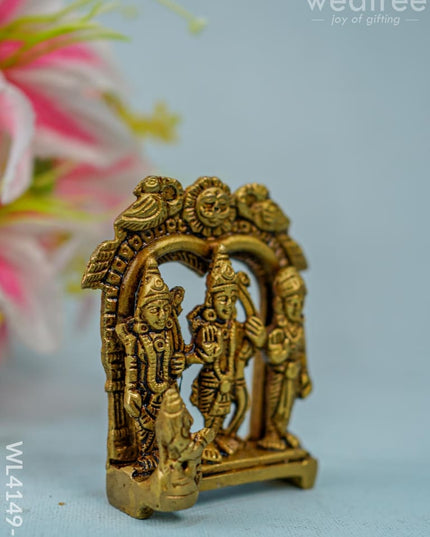 Brass Ram Dharbar In Frame - Wl4149 Figurines