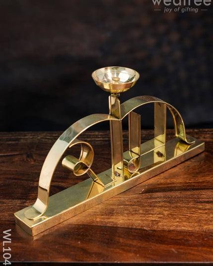 Brass Ram Diya - Wl1049