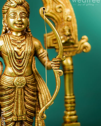 Brass Ram Lala Idol - 14 inch - WL4890 Brass Figurines