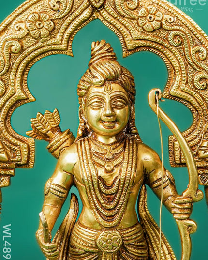 Brass Ram Lala Idol - 14 inch - WL4890 Brass Figurines