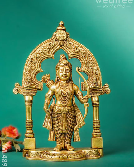 Brass Ram Lala Idol - 14 inch - WL4890 Brass Figurines