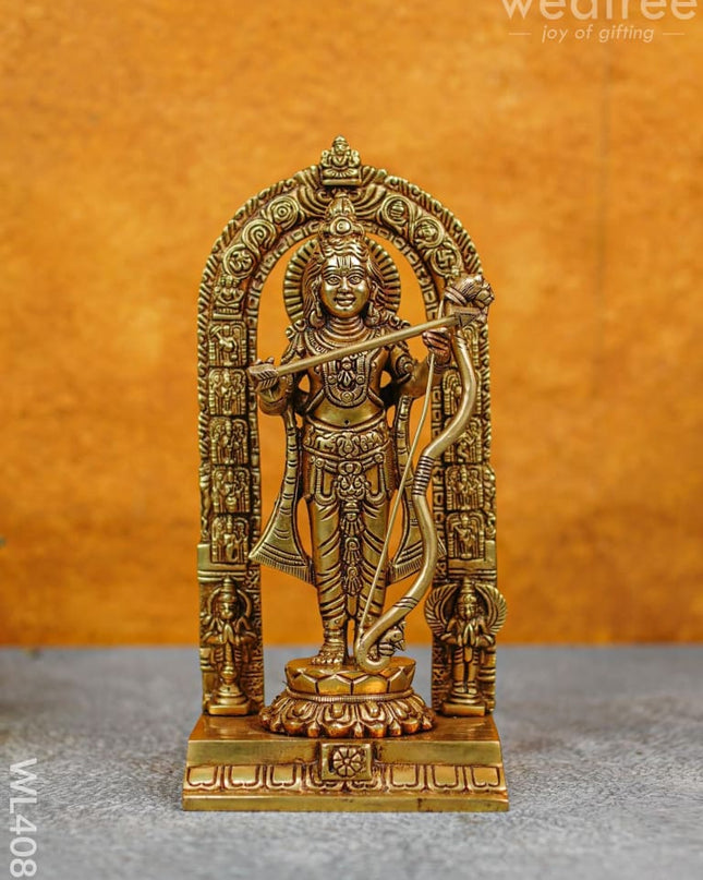 Brass Ram Lalla Idol - WL4089 - Brass Figurines
