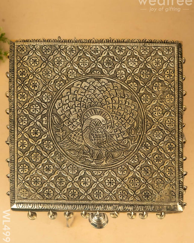 Brass Rectangular Chowki - WL4995 Brass Utility