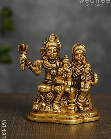 Brass Shiv Parivar - Wl1835 Figurines