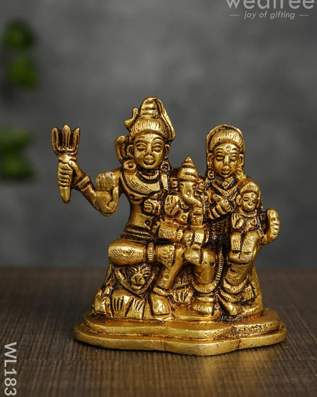 Brass Shiv Parivar - Wl1835 Figurines