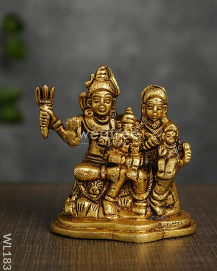 Brass Shiv Parivar - Wl1835 Figurines