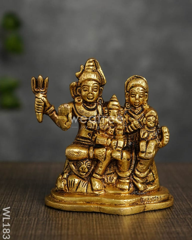 Brass Shiv Parivar - Wl1835 Figurines