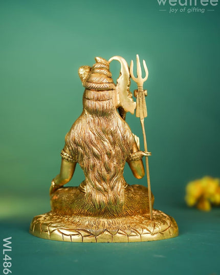 Brass Shivan Idol - 10 inch - WL4866 Brass Figurines