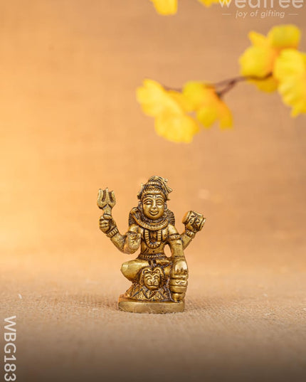 Brass Shivan Idol - WBG1835 - Brass Figurines - RG