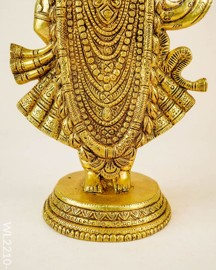 Brass Shreenathji Idol - WL2210-2 - Brass Figurines