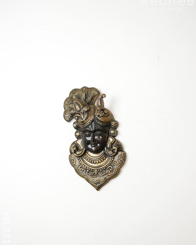 Brass Jagannath Wall Hanging - Wl4115