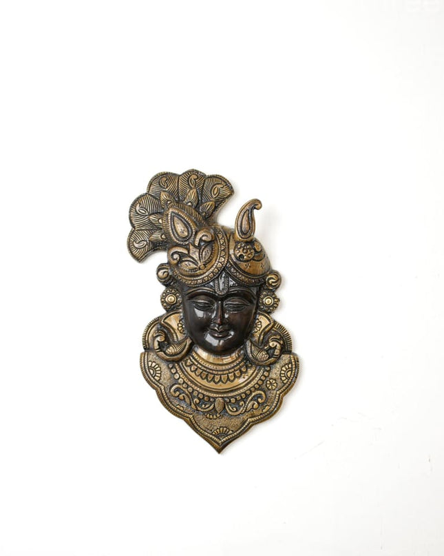 Brass Jagannath Wall Hanging - Wl4115