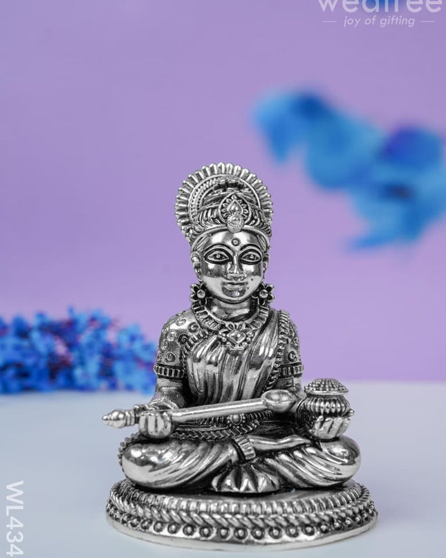 Brass Silver Antique Annalakshmi - Wl4346 Figurines