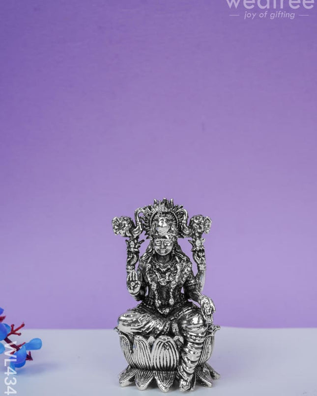Brass Silver Antique Gajalakshmi - Wl4347 Figurines