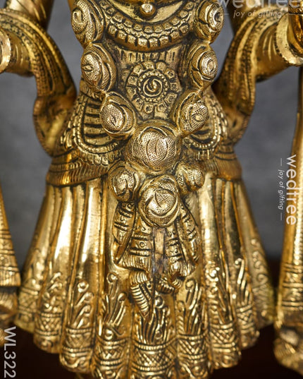 Brass Swami Narayanan Idol - Wl3225 Figurines