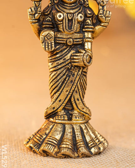 Brass Tirupathi Balaji Idol - 6 inch - WL5292 - Brass Figurines