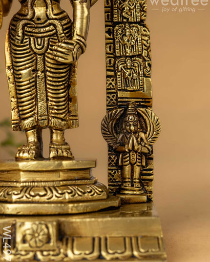 Brass Tirupathi Balaji Idol - 9 inch - WL4971 Brass Figurines