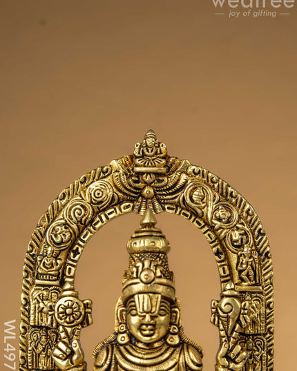 Brass Tirupathi Balaji Idol - 9 inch - WL4971 Brass Figurines