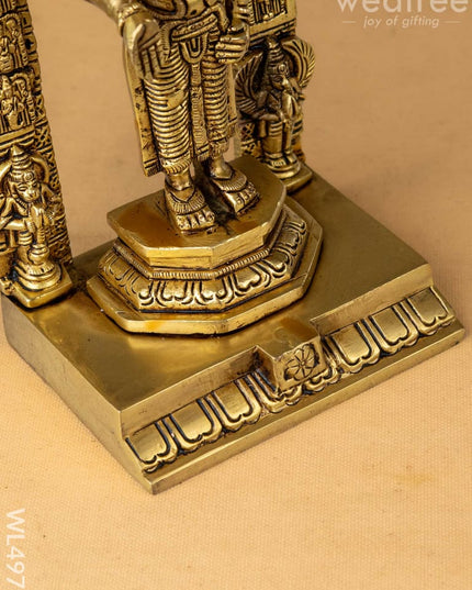 Brass Tirupathi Balaji Idol - 9 inch - WL4971 Brass Figurines