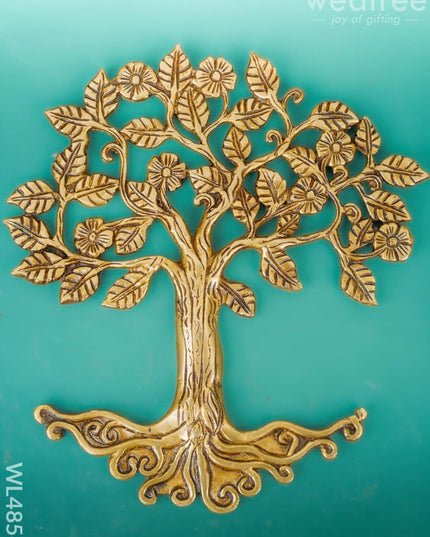 Brass Tree with Roots - 12 inch - WL4856 Brass Figurines